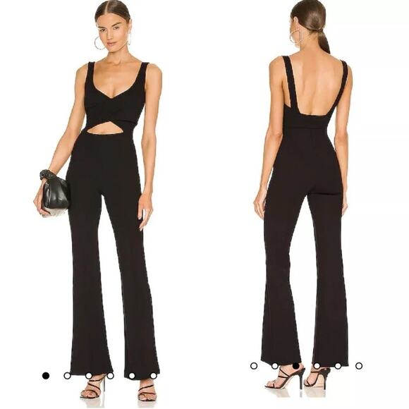 NEW GAUGE81 Black Reno Cutout Jumpsuit XS $430 MSRP - Picture 1 of 10